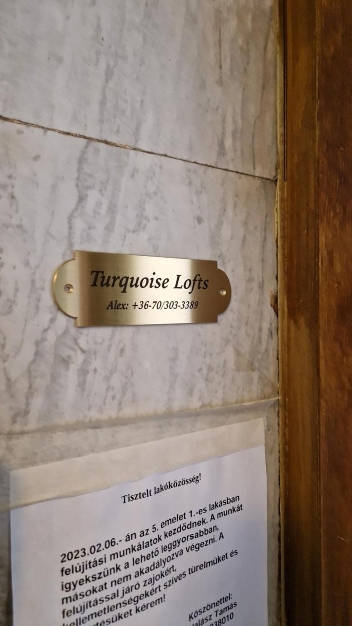 Turquoise Lofts Apartment Budapest Bagian luar foto